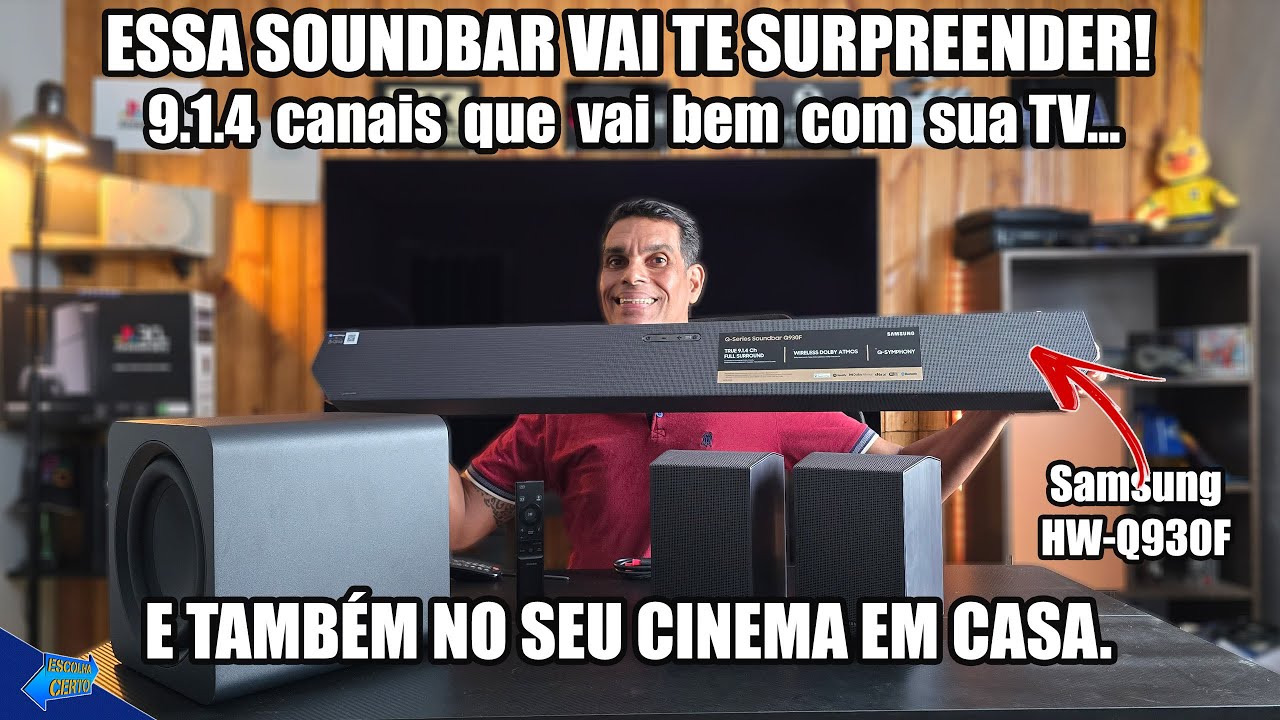 Sounbar Q930F Ainda mais turbinada. Samsung entrega mais do que promete? Review Completo