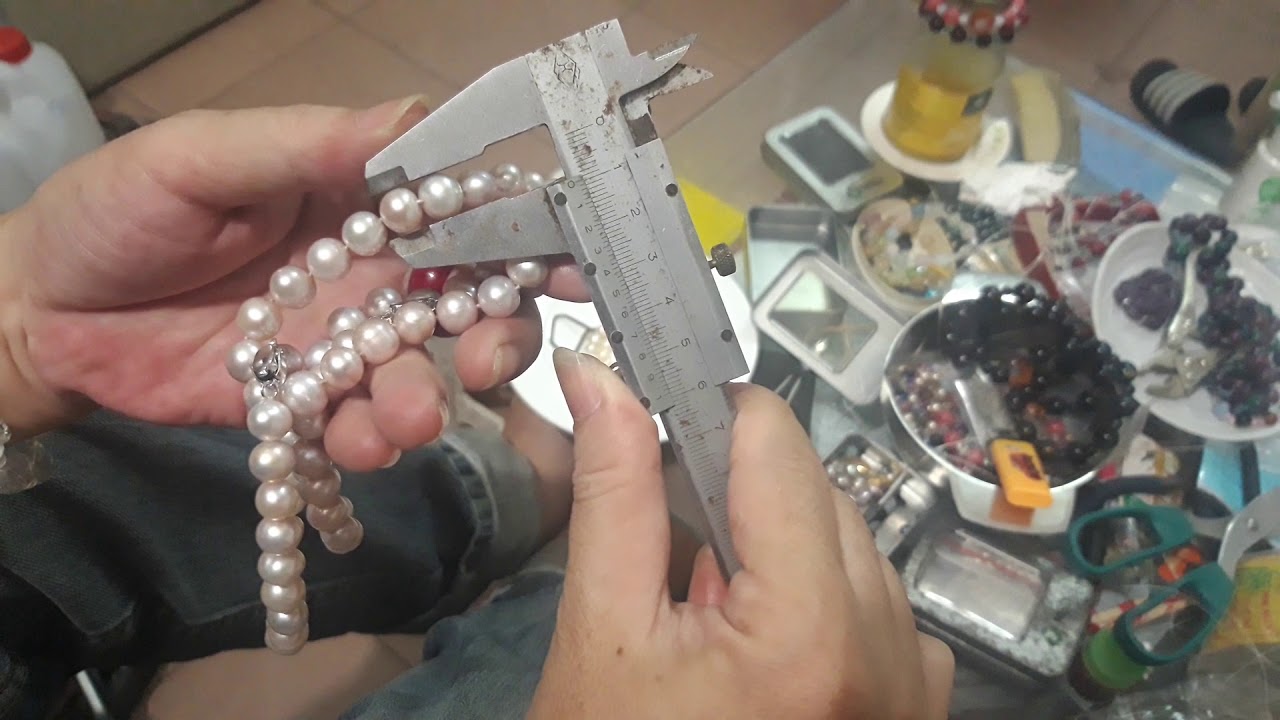 Cách xâu chuỗi hạt trai...Phần 2