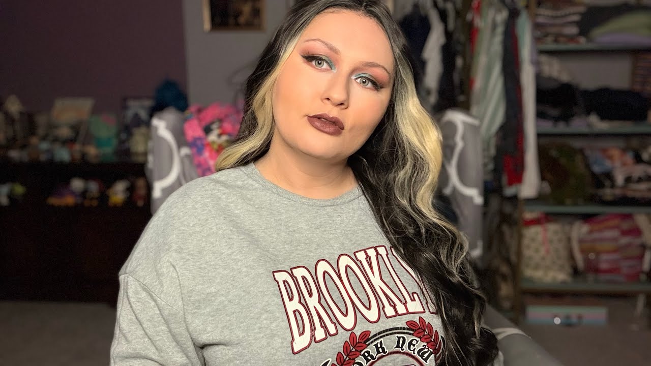GRWM: Brown and Turquoise Makeup