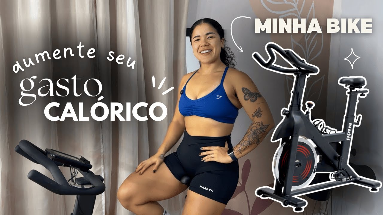 Tour pela Minha BIKE + Meu CARDIO em Casa para Queimar Gordura