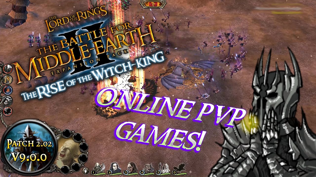 LOTR BFME2 ROTWK Patch 2.02 Multiplayer Games! [Oct. 28, 2023]