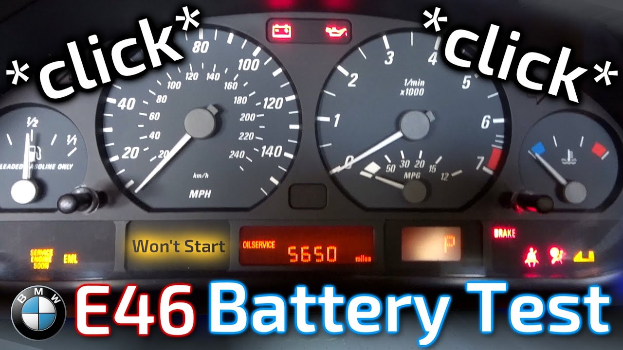 How to Tell if Your BMW E46 Battery is Dead (Battery Test) {Won't Start}