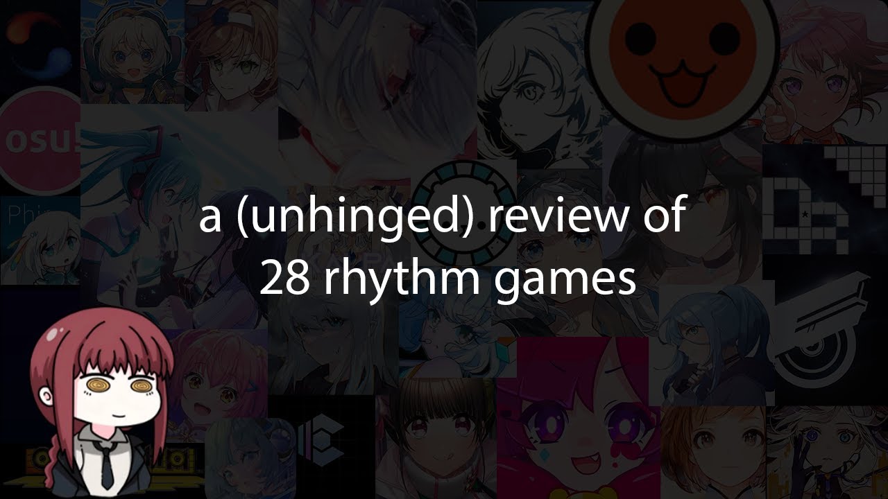 a (unhinged) review of 28 rhythm games