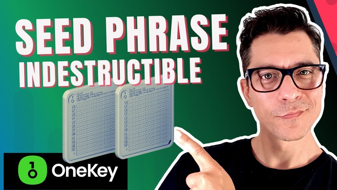 Лучшая защита Seed Phrase с этими титановыми пластинами | KeyTag от OneKey