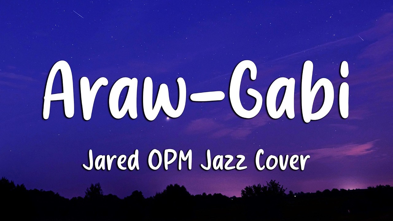 Araw-Gabi - Regine Velasquez (OPM Jazz Cover by Jared) (Lyrics) (Loop Video)