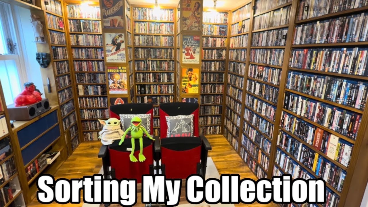 Sorting out my movie room…and stalling.