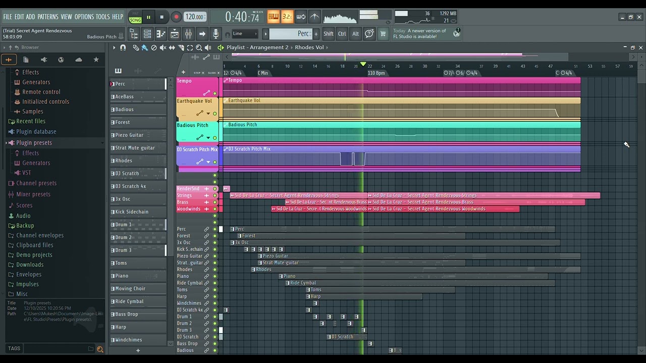 Sid Le Da Cruz - Secret Agent Rendezvous (OFFICIAL MUSIC VIDEO)- FL STUDIO 2025 #flstudio #music