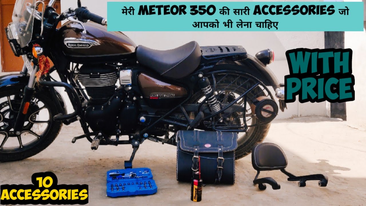 My Meteor 350 All accessories which I have Purchased & Installed | Meteor 350 aftermarket accessorie