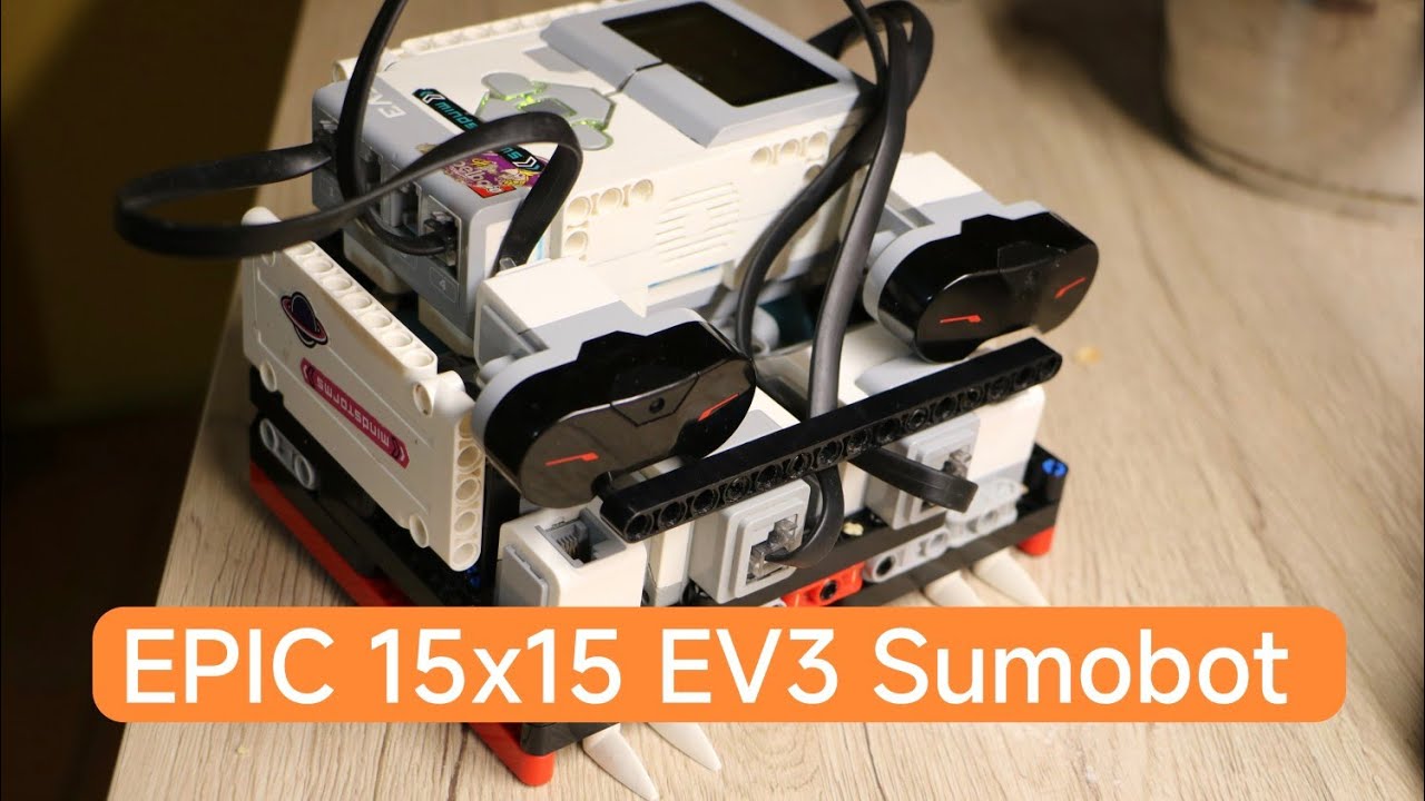 LEGO Mindstorms EV3 15x15 1kg sumobot building instructions #lego#education#ev3#sumo#robot