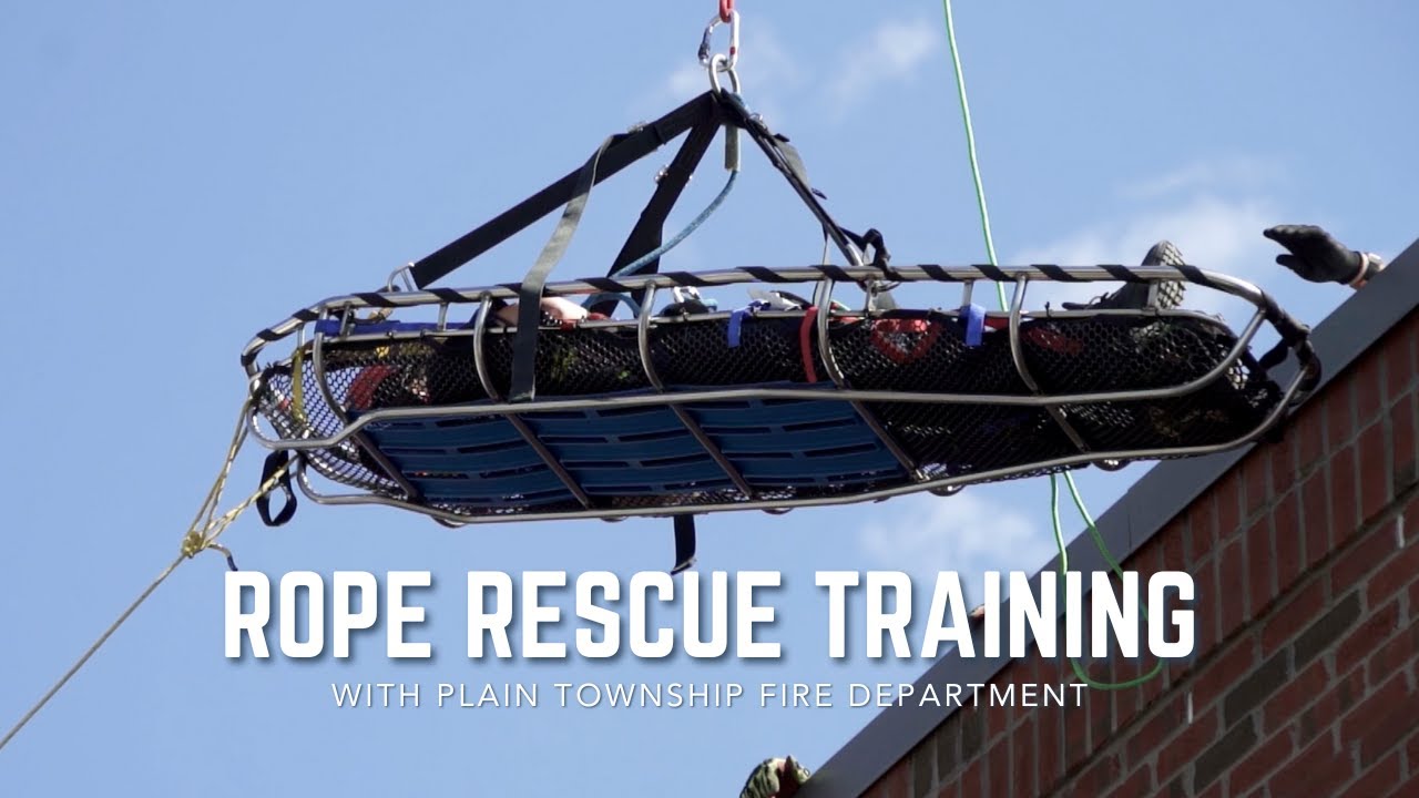Plain Township Fire Department Rope Rescue Training