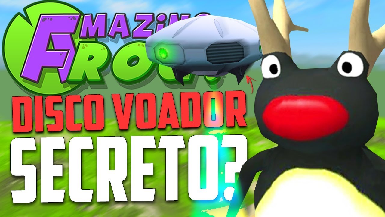 DISCO VOADOR SECRETO!! - Amazing Frog