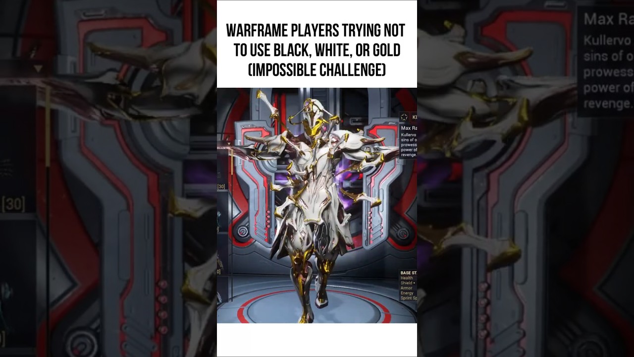 The Only 3 Colors Warframe Players Use 😂 #Warframe