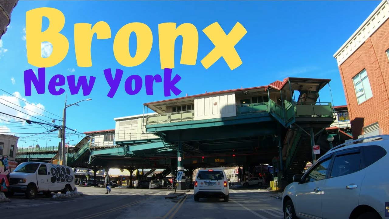 A Bronx Drive   {Tremont Avenue }  Bronx NY    4k Travel Video