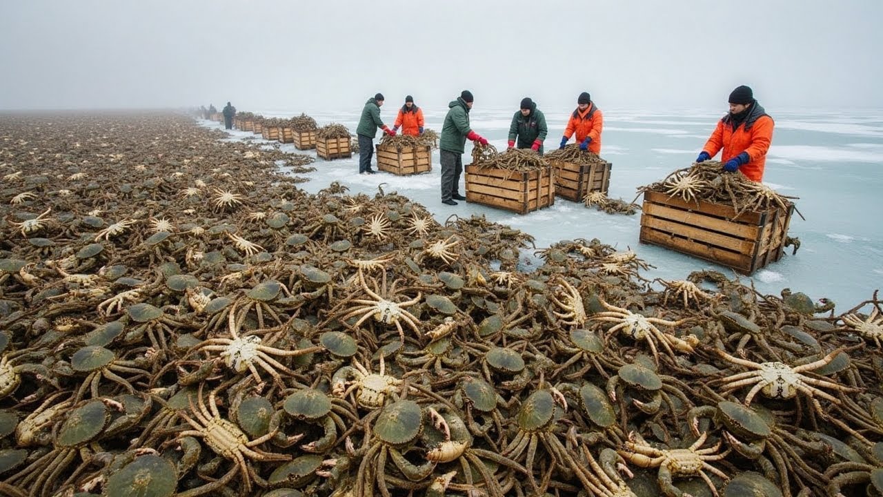 Trapping Millions of King Crabs – Inside Europe’s Deadliest Crab Fishing Expeditions!