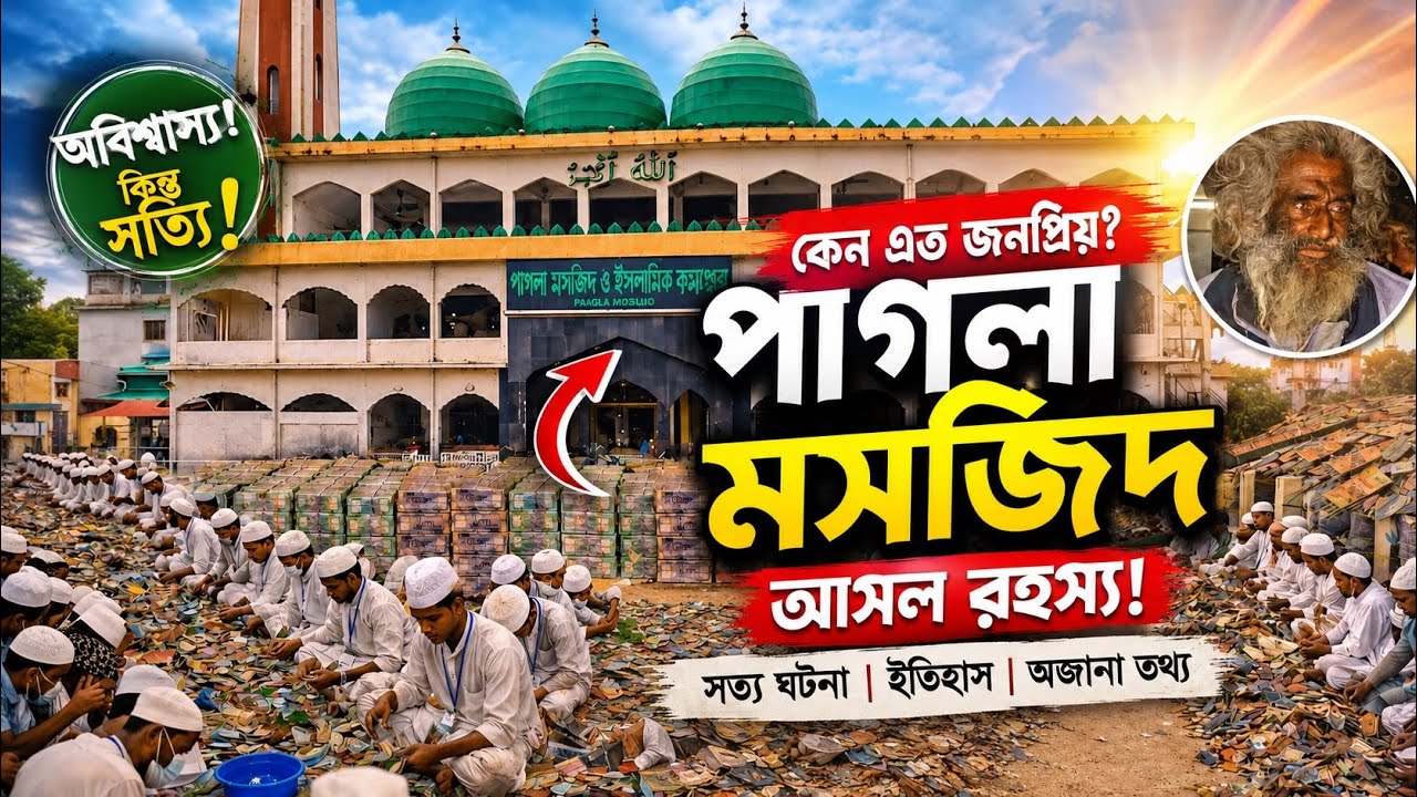 পাগলা মসজিদ কেন এত বিখ্যাত? আসল ইতিহাস ও রহস্য জানলে অবাক হবেন | Pagla Masjid Kishorganj