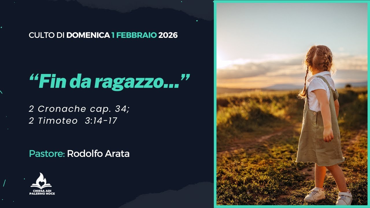 Culto di Domenica 1 Febbraio - 