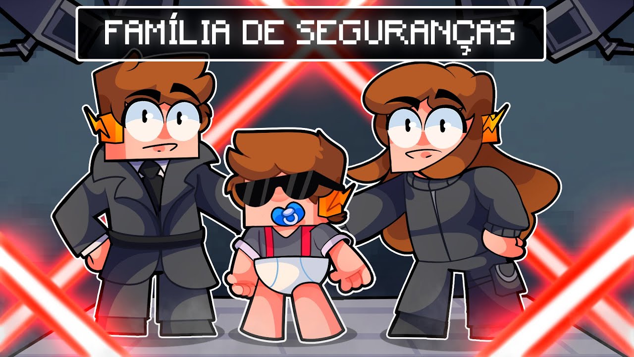 Fui Adotado por SEGURANÇAS no Minecraft!