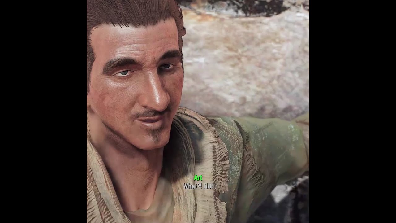Which One is the Real Human? - Fallout 4 Random Encounter - Art vs. Art