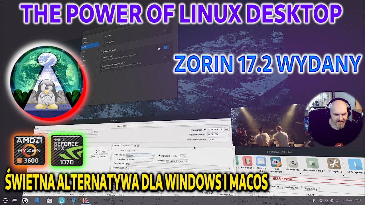 Linux ZORIN OS 17.2 wydany czyli świetna alternatywa Win 11 i MacOS  Multimedia Gry soft z Windows