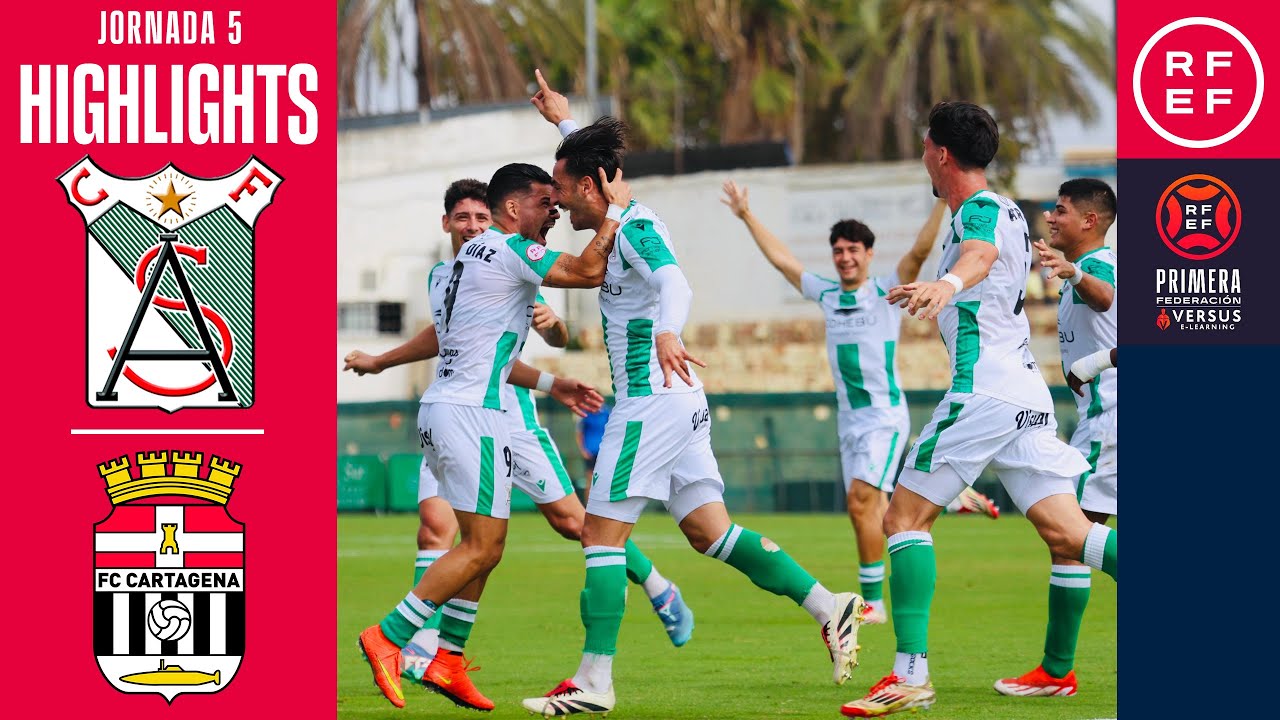 Resumen #PrimeraFederaci&oacute;n | Atl&eacute;tico Sanluque&ntilde;o CF 3-0 FC Cartagena | Jornada 5 | Temporada 2025/26