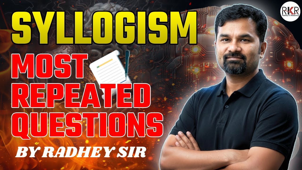 Syllogism I Most Repeated Questions I For All Govt Exams I By Radhey Sir