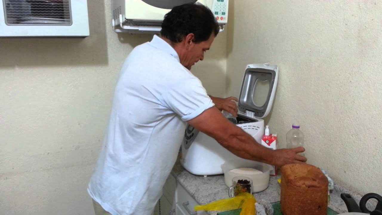 Pão integral na maquina