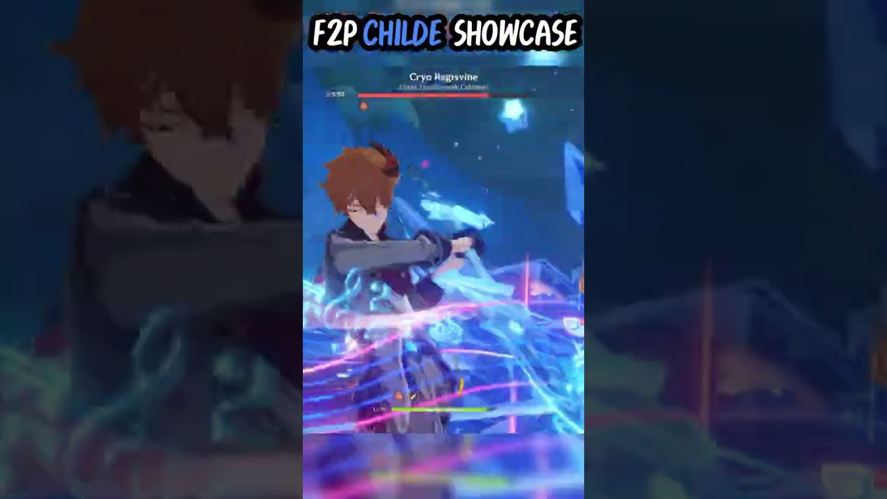 My F2P Childe showcase | Genshin Impact #Shorts