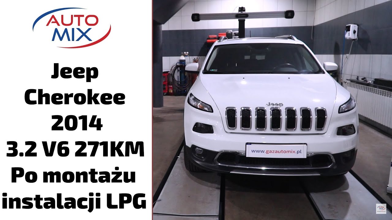 Jeep Cherokee 2014 3.2 V6 271KM po montażu instalacji gazowej LPG