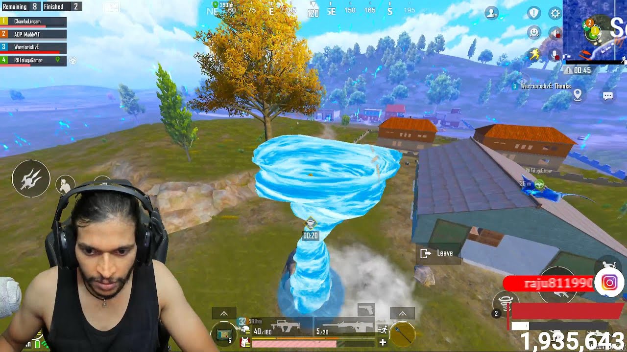 1 v 4 Clutch in End Zone | BGMI GAMEPLAY