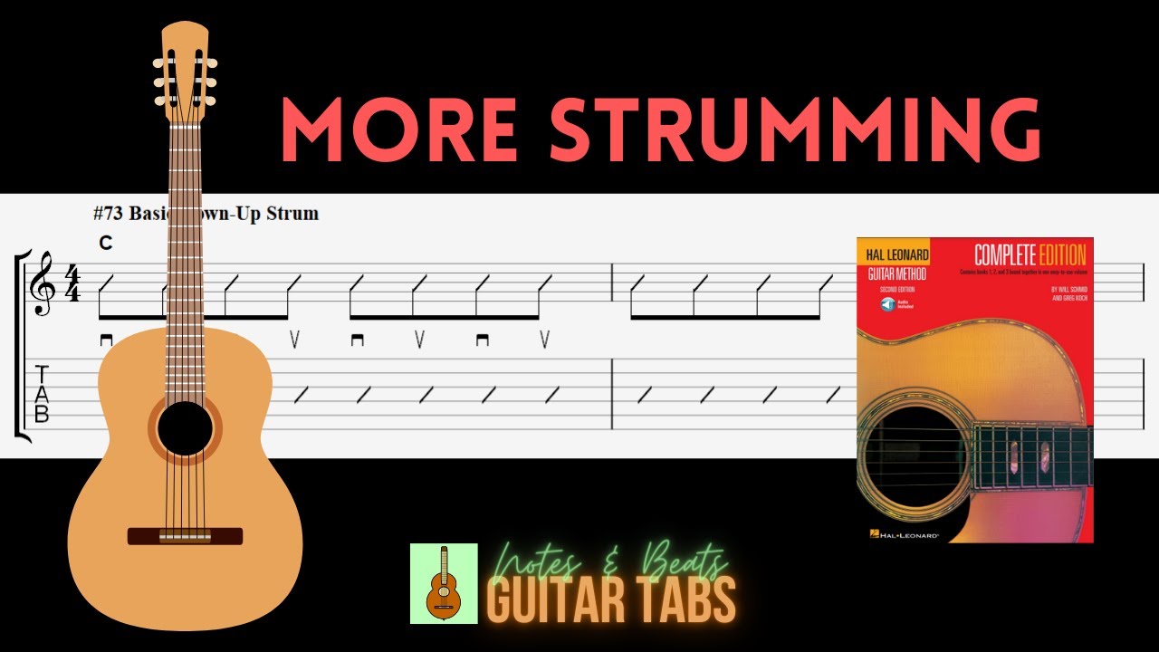 (53 of 70) Hal Leonard Book 1- More Strumming GUITAR TAB
