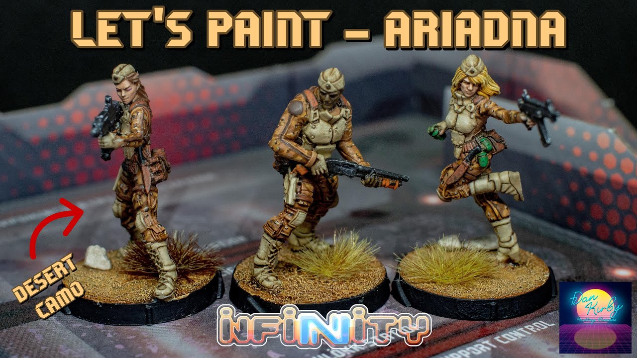 Painting Infinity Ariadna - Sci fi Desert style