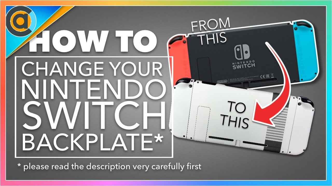 Как заменить заднюю панель Nintendo Switch с помощью пластины ExtremeRate