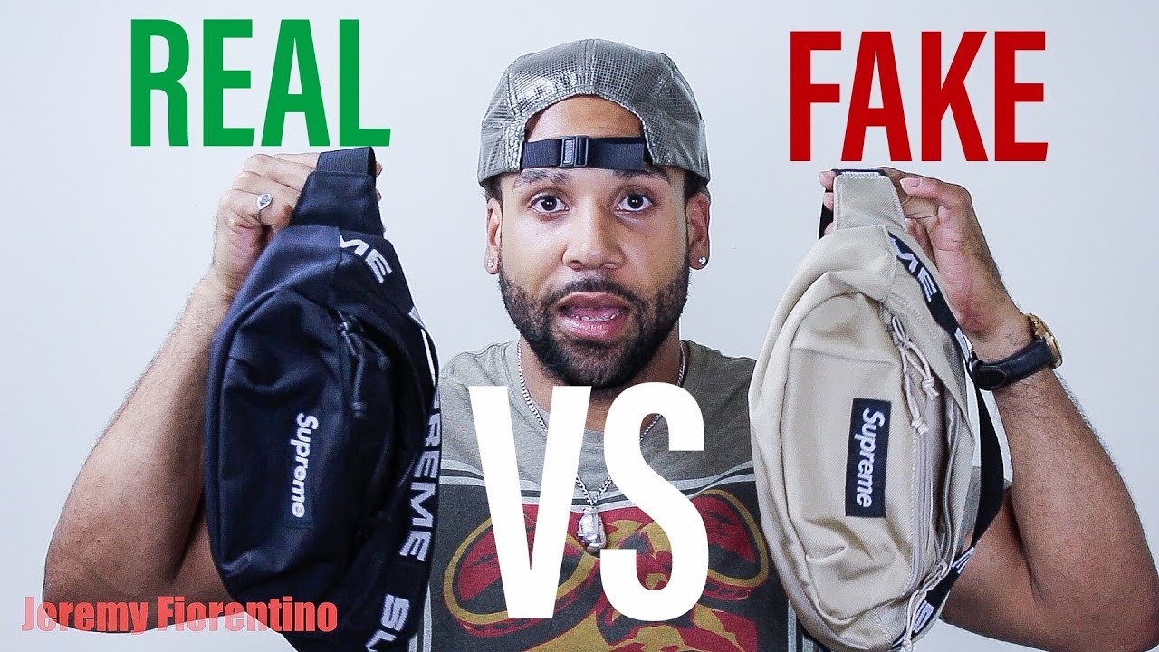 SUPREME SS18 WAIST BAG***REAL VS FAKE!*** (LEGIT CHECK)