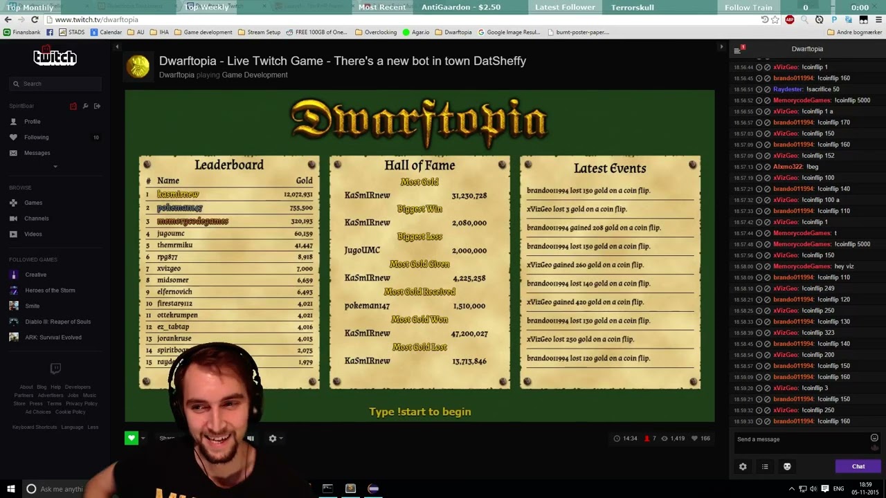 Dwarftopia Development #12 | SpiritBoar.TV November 5, 2015