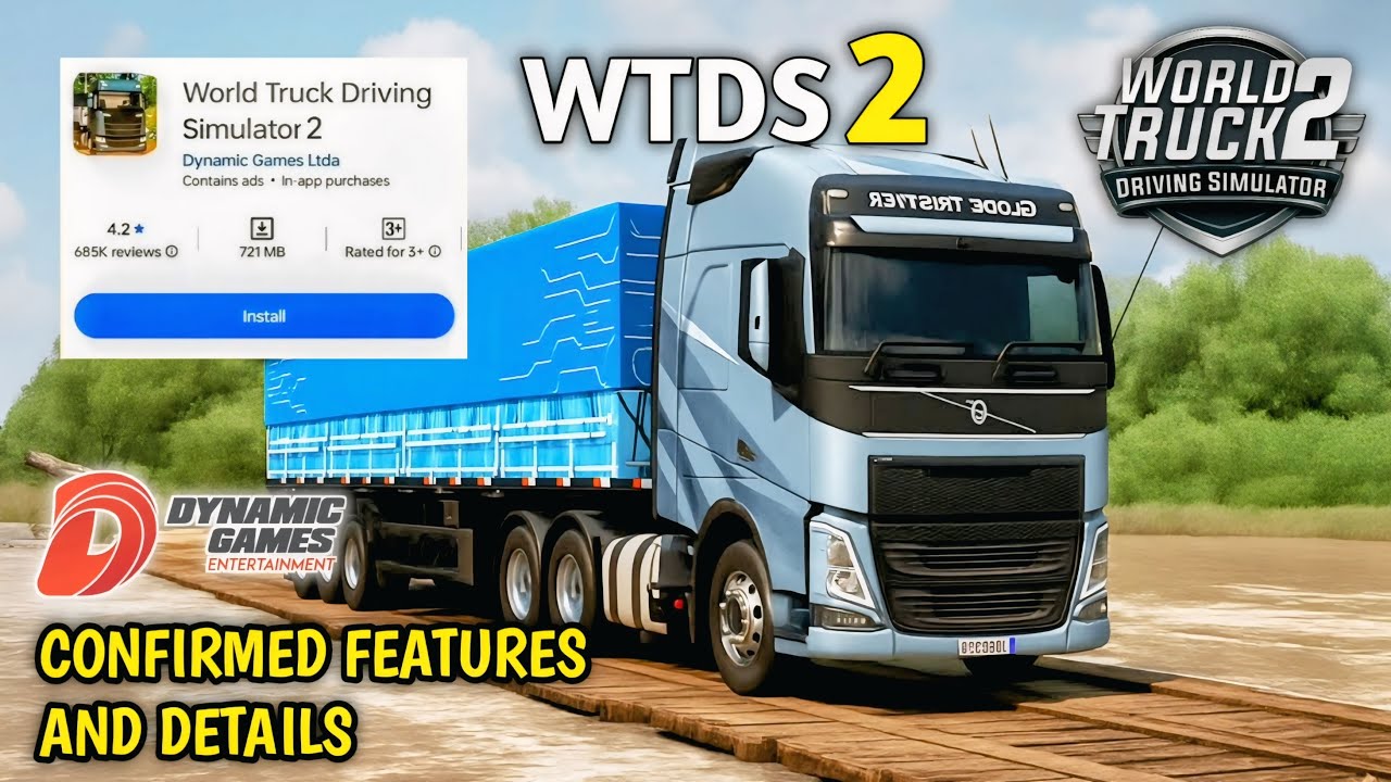 🚚EXCLUSIVE FIRST LOOK: WORLD TRUCK 2 with NEW Physics, Graphics & Maps 🏕 | Truck Gameplay