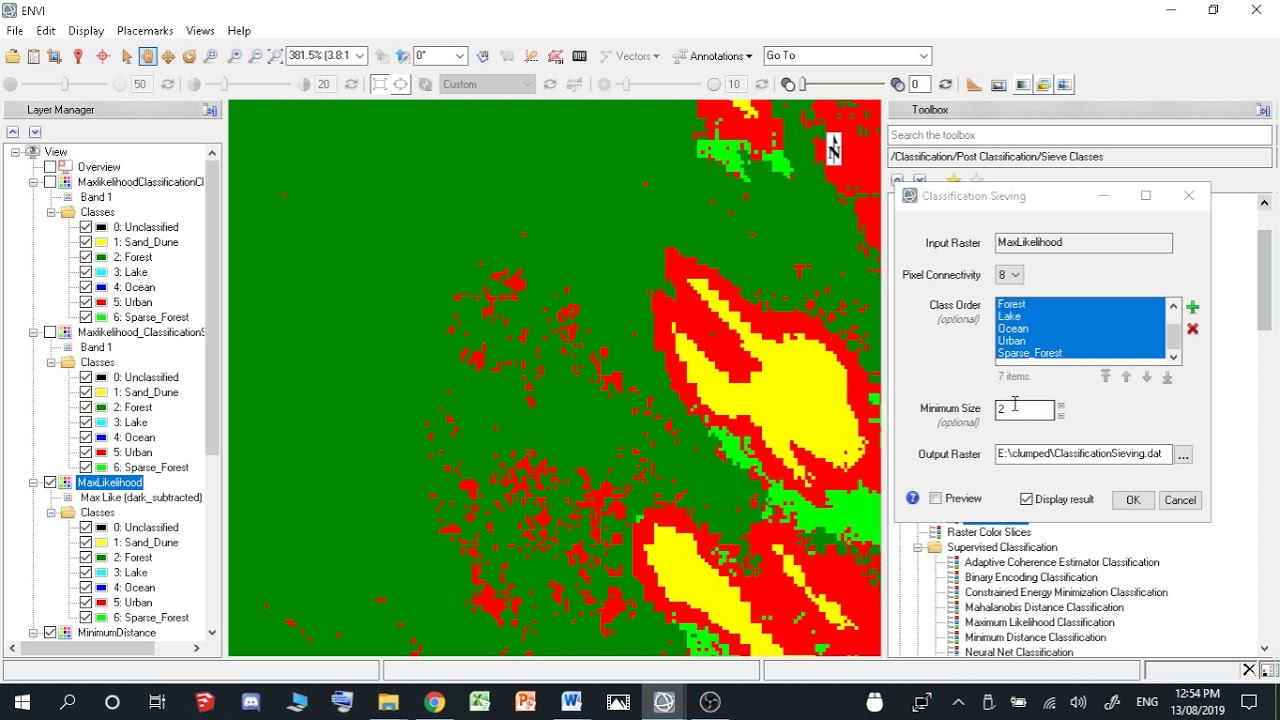 Remote Sensing #15+ - ENVI Post Classification (cleaning up)