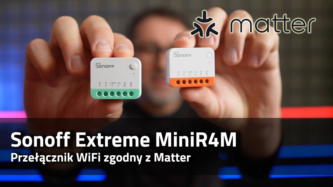 #Sonoff Mini Extreme MiniR4M #Matter #SmartnyDom