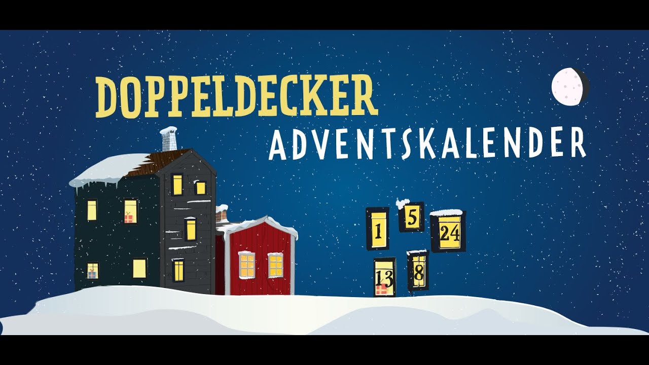 Radio Doppeldecker Adventskalender für Kinder
