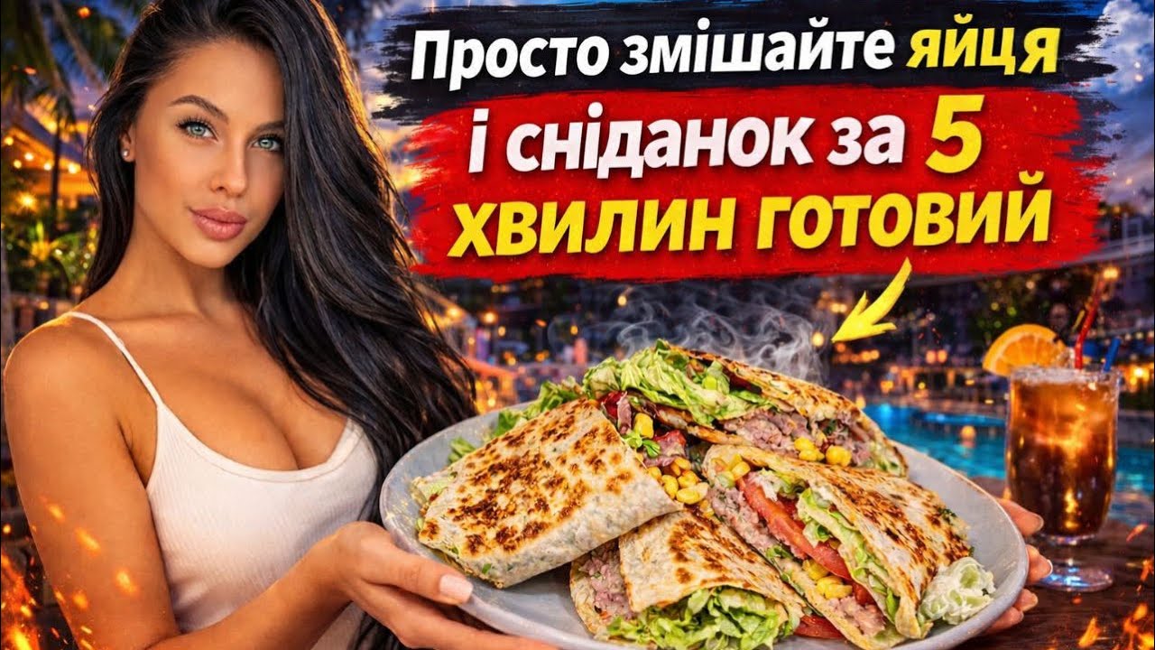Просто змішайте яйця і сніданок за 5 хвилин готовий 🍳