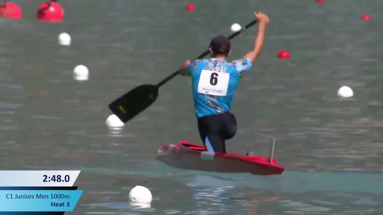 C1 Junior Men's 1000m Heat 3 / 2023 ICF Canoe-Kayak Sprint Junior & U23 World Championships Auronzo