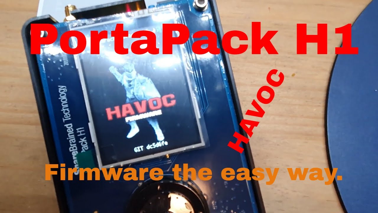 Portapack H1, HackRF One, как легко установить прошивку Havoc! (См. описание)