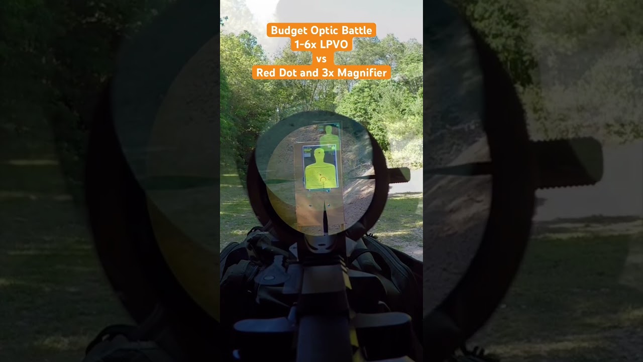 Budget Optic Battle. LPVO vs Red Dot and Magnifier. Holosun Sig PSA