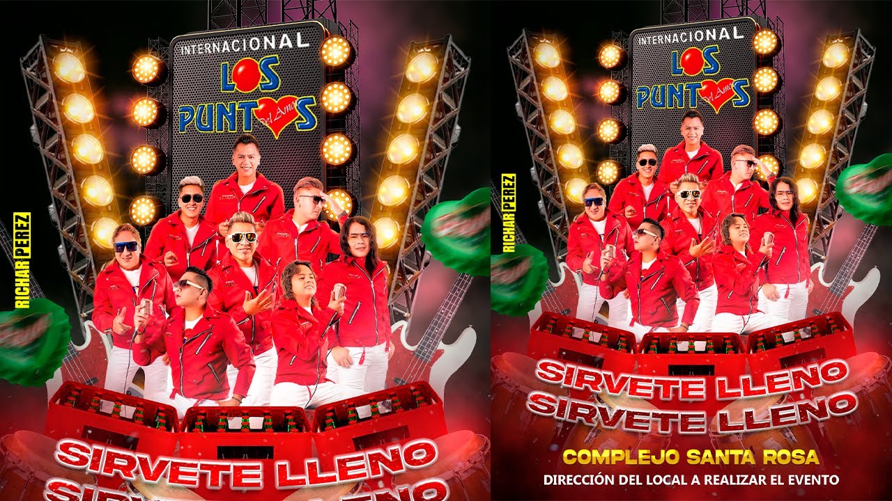 cómo CREAR FLYER para ARTISTAS de CUMBIA SUREÑA con Photoshop 🎁Editable Gratis