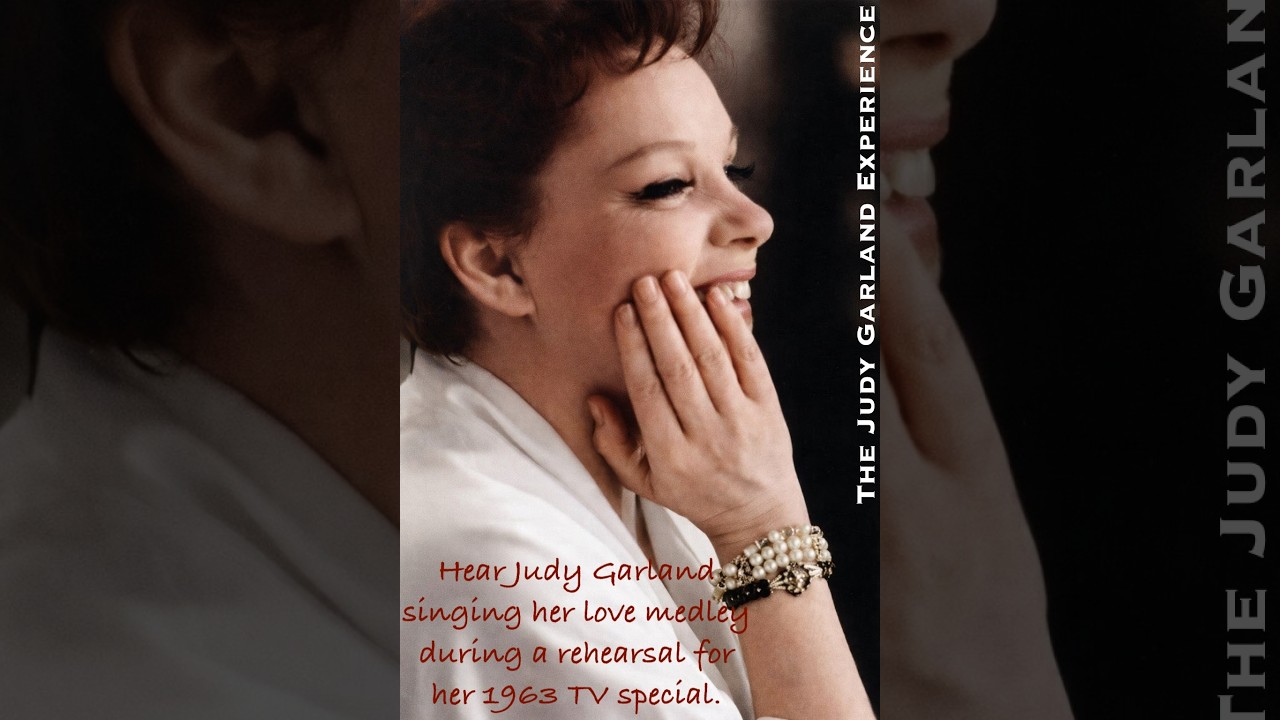 JUDY GARLAND  rehearsal recording  LOVE MEDLEY 1963 This Can't Be Love / Almost Like Being in Love