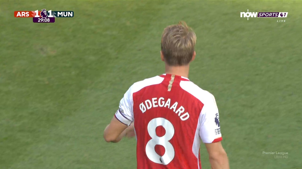 Martin Odegaard's Goal Against Manchester United