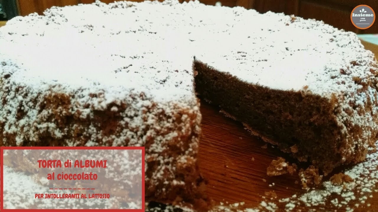 TORTA DI ALBUMI al CIOCCOLATO - senza burro