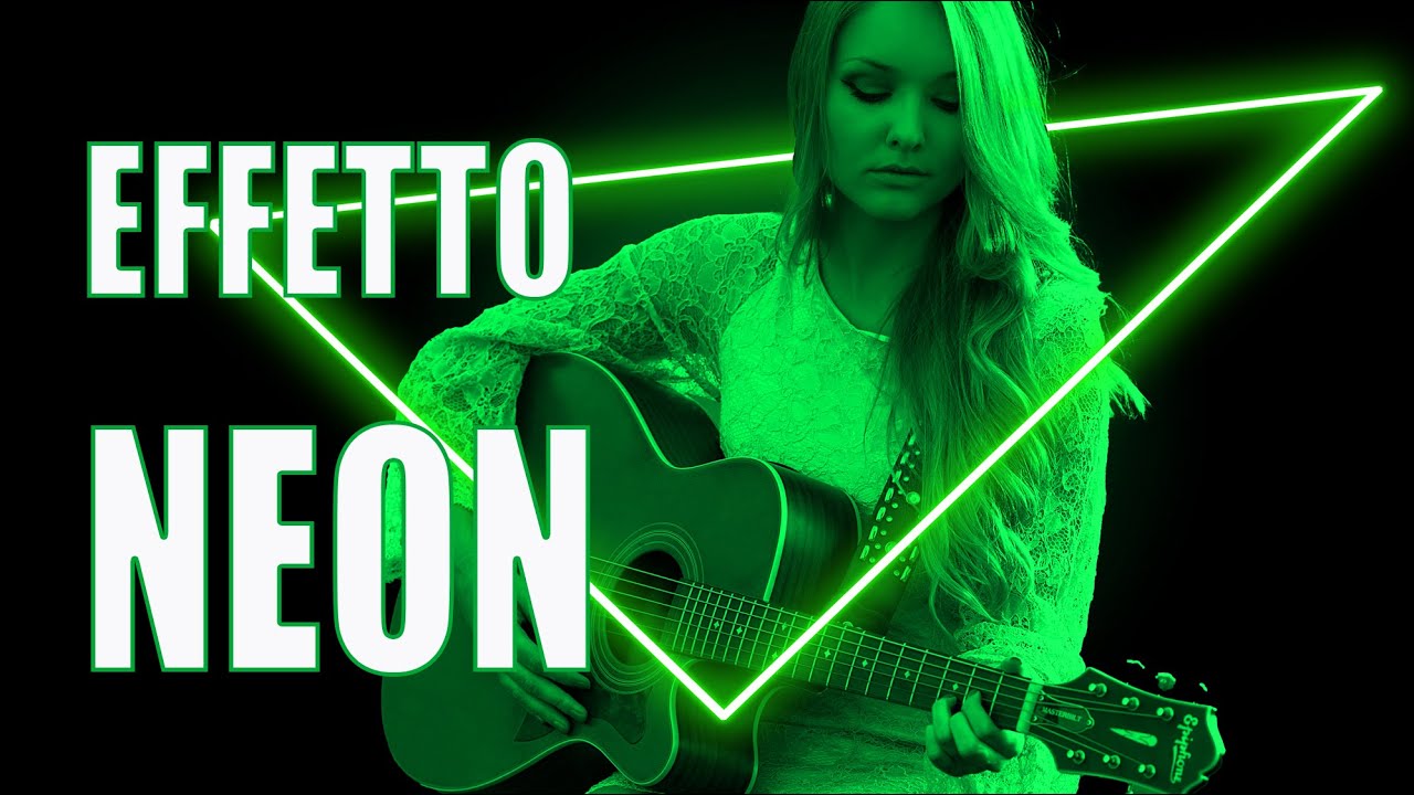 Effetto Neon Triangolare in Photoshop ✨ | Tutorial Facile in Italiano (Passo Passo)
