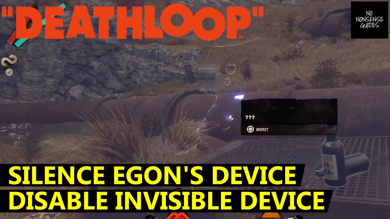 Deathloop Egor Control Panel - Unveil Invisible Panel - Silence Egor Device  - Lost in Transmission