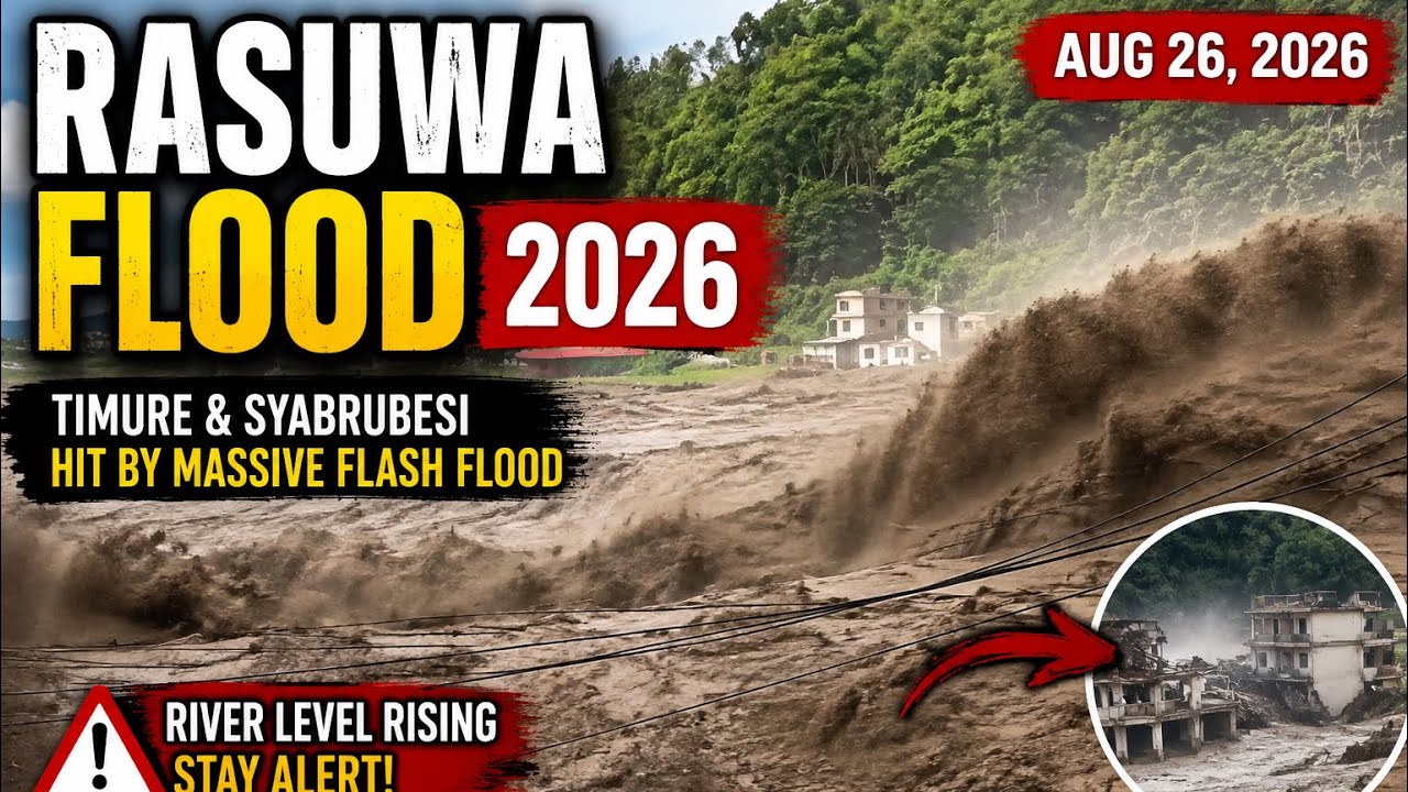 Rasuwa Flood 2026: Timure & Syabrubesi Hit by Massive Flash Flood | Nepal Flood Update