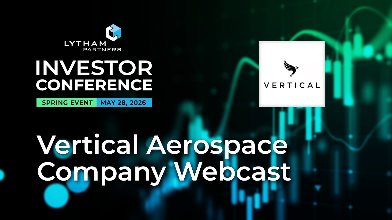 Презентация для инвесторов компании Vertical Aerospace (EVTL) | Инвестиционная конференция Lytham...
